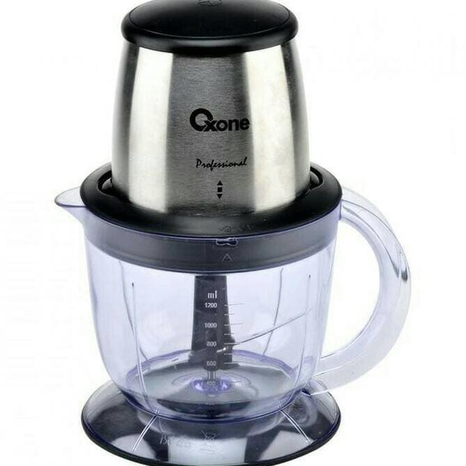 Oxone OX-372 Jumbo Chopper Penggiling Daging & Bumbu 1.2 Liter