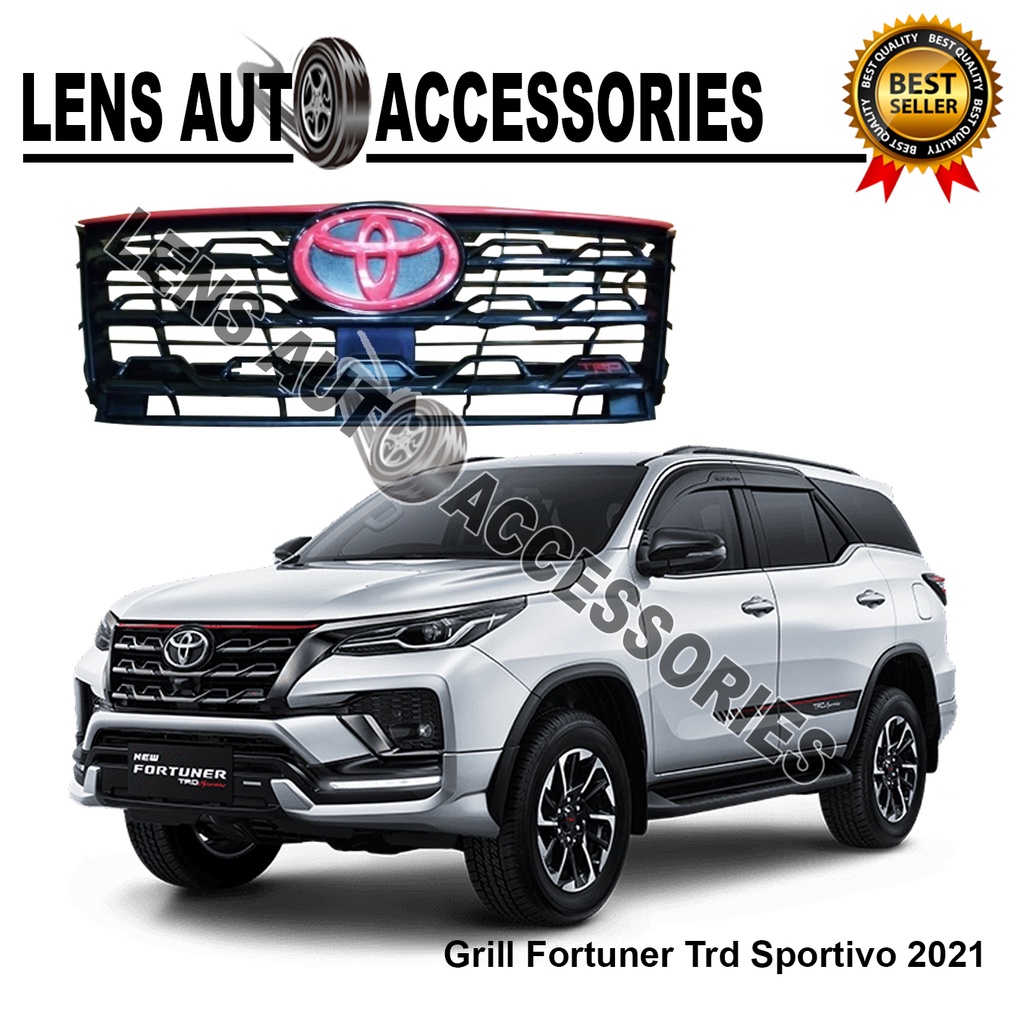 GRILL FORTUNER TRD FACELIFT 2021 ORIGINAL - GRILL ORIGINAL FORTUNER FACELIFT 2021