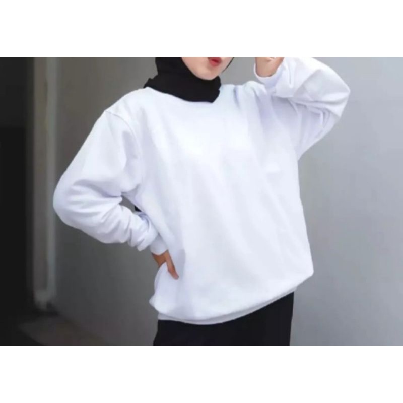 Basic Sweater Polos - Sweater Oblong Wanita