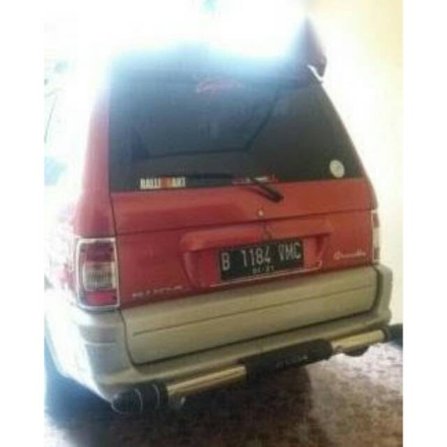 Bumper pengaman tanduk bemper belakang mobil kuda