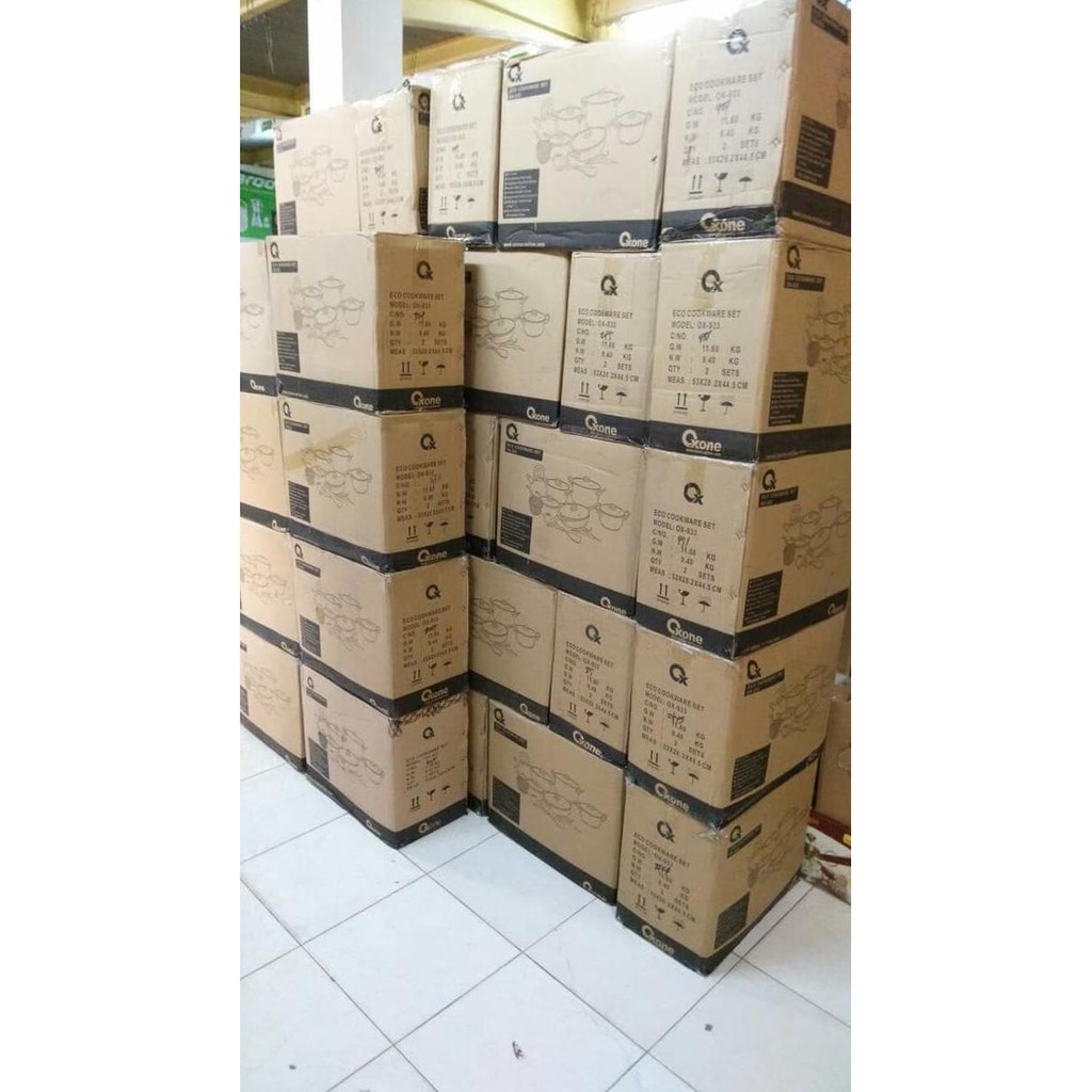 Oxone Panci Ox 933 / Eco Cookware Set 12+2 Pcs Ox-933/Panci Set Ox933 - Terbaik 
