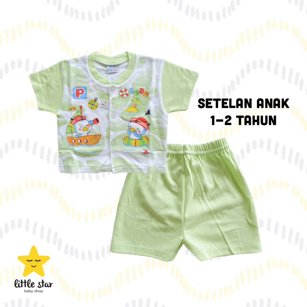 Finaco Setelan Anak Cowok | Setelan Anak Cewek | Set Baju Anak