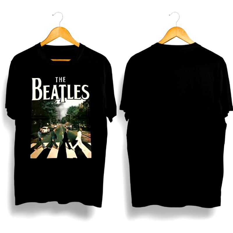 kaos pria/THE BEATLES CROSS/kaos band