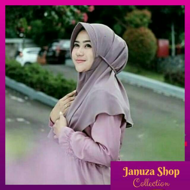  Jilbab  Instan  Najma 1 Slup Praktis Model Salwa Sherin 