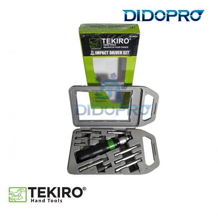 Obeng Ketok Tekiro Set 11 pcs - Impact Driver