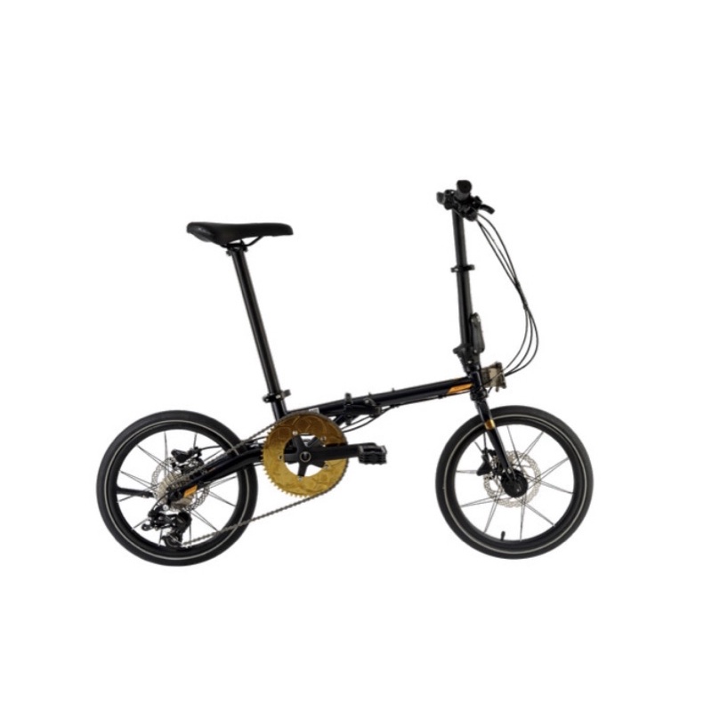 SEPEDA LIPAT ELEMENT TROY 10 SPEED NEW 2022 16 INCH BLACK CHROMOLY, HYDRAULIC, 10 SPEED