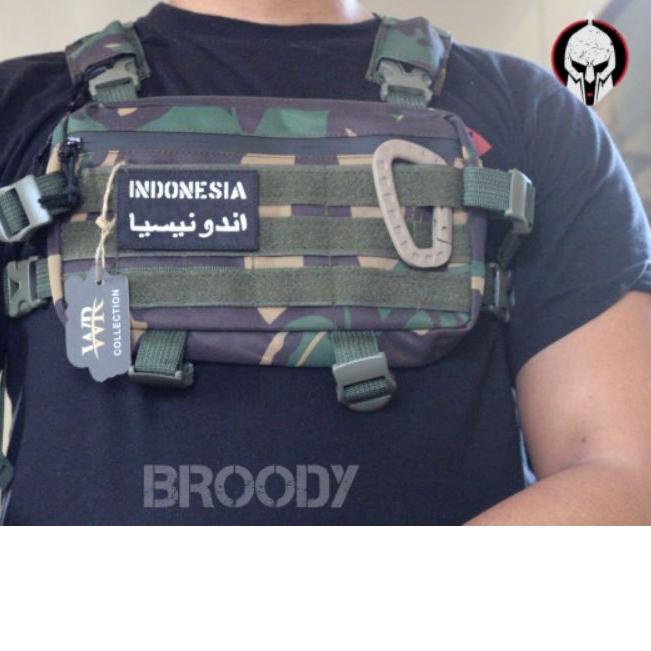 10.10[LR 033]|Tas Dada Loreng TNI Tactical / Tas Dada Multifungsi