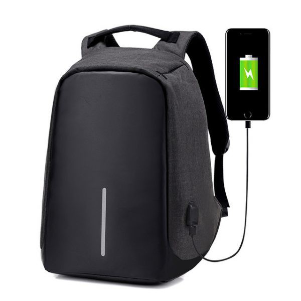 Tas Ransel Laptop Anti Maling WaterProof dengan USB Charger Port