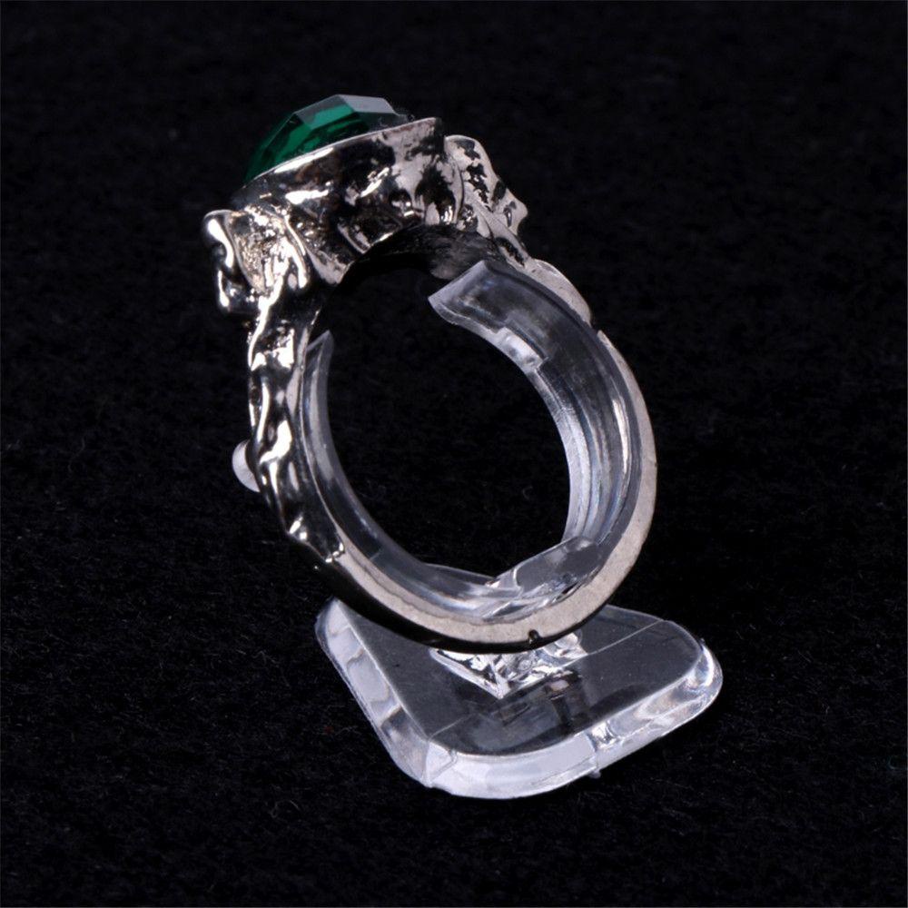 [Elegan] 5pcs Tempat Cincin Perlengkapan Perhiasan Plastik Bening Transparan