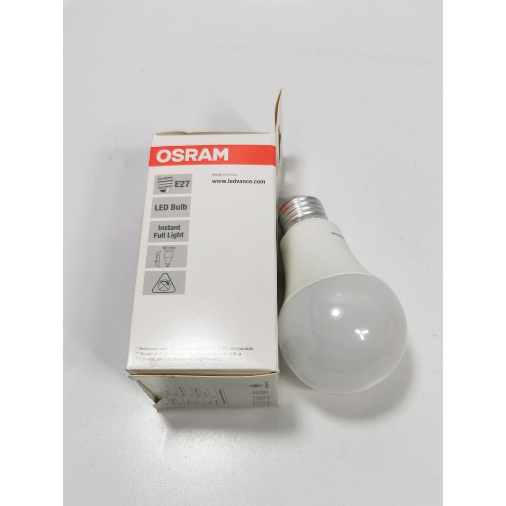 Cahaya KUNING lampu led bulb 12watt OSRAM LECO CLA90 garansi 1 tahun