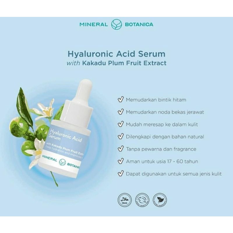 Mineral Botanica Hyaluronic Acid Serum