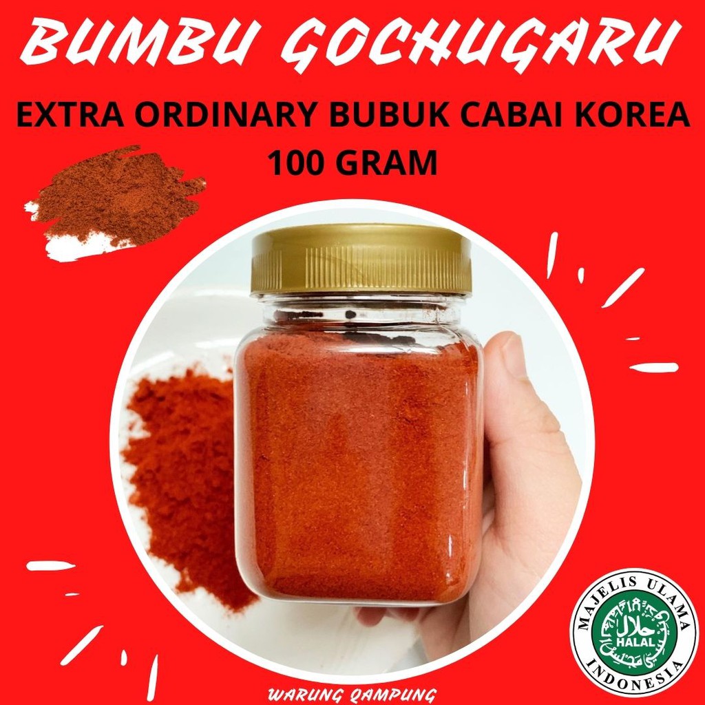 

BUMBU GOCHUGARU HALUS 100GR BUBUK CABE CABAI MASAK KOREA Red Pepper Powder BEST SELLER