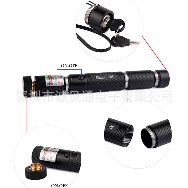 Green Laser Pointer 303 / Laser Jarak Jauh