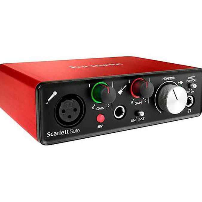 promo Focusrite Scarlett Solo (2nd Generation) - USB Audio Interface diskon