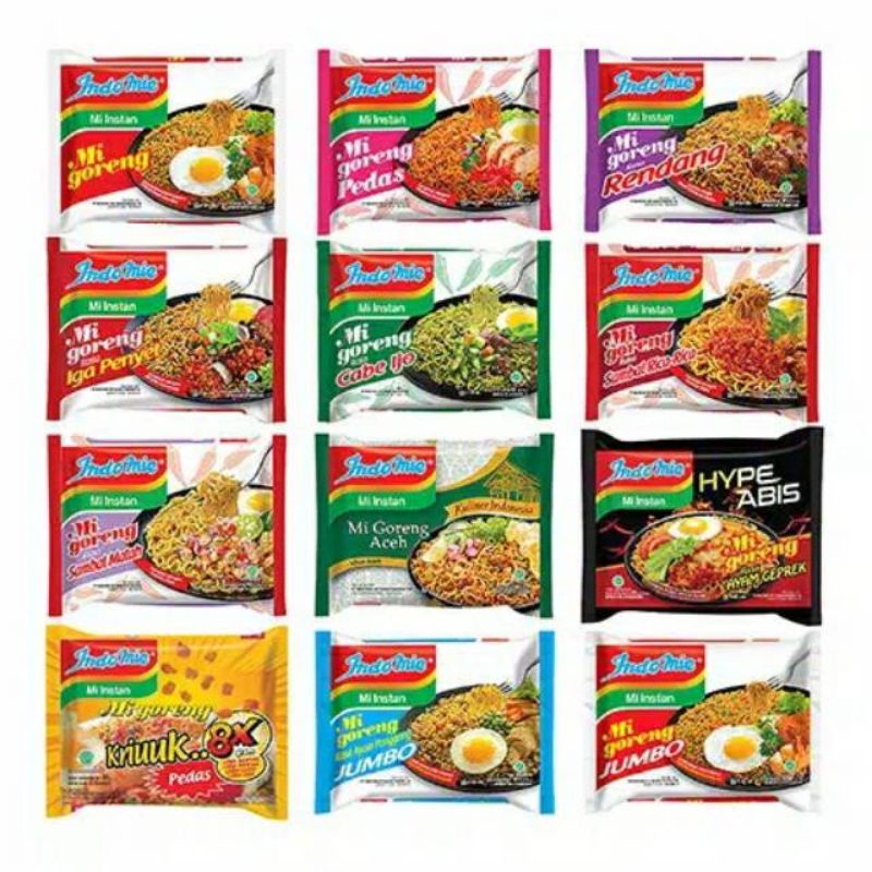 

Mie Instan Indomie goreng / kuah
