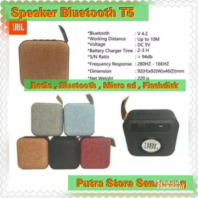 Speaker t5 Speaker Bluetooth T5 Hp