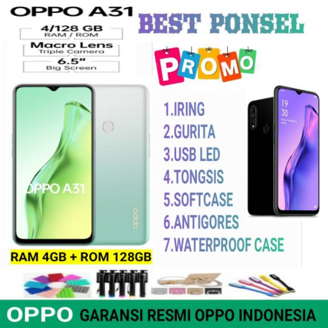 oppo a31 4gb ram 128gb