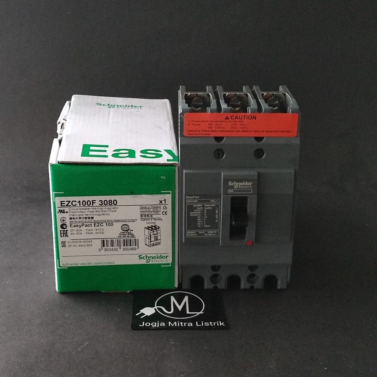 MCCB SCHNEIDER 80A 7,5KA 3 PHASE