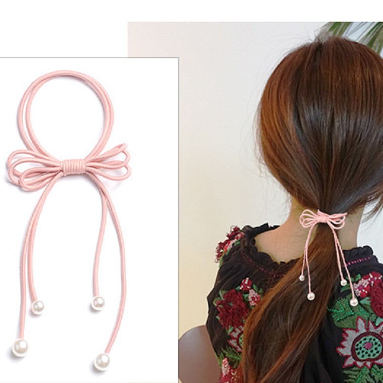 Ikat Rambut Simple Bahan Karet Gaya Korea Untuk Wanita 12 in 1 Korean Import