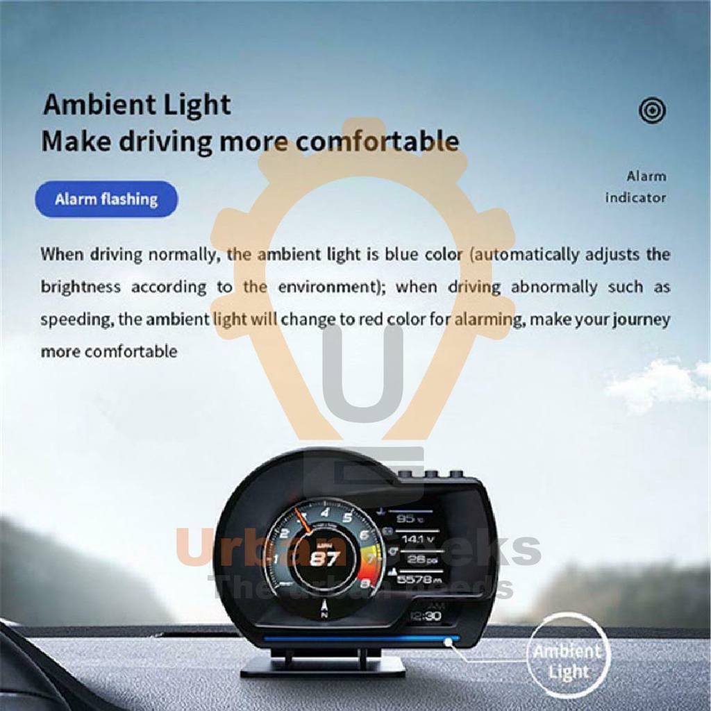 HUD P6 Display Car Windshield Speedometer Projector System Head Up Display