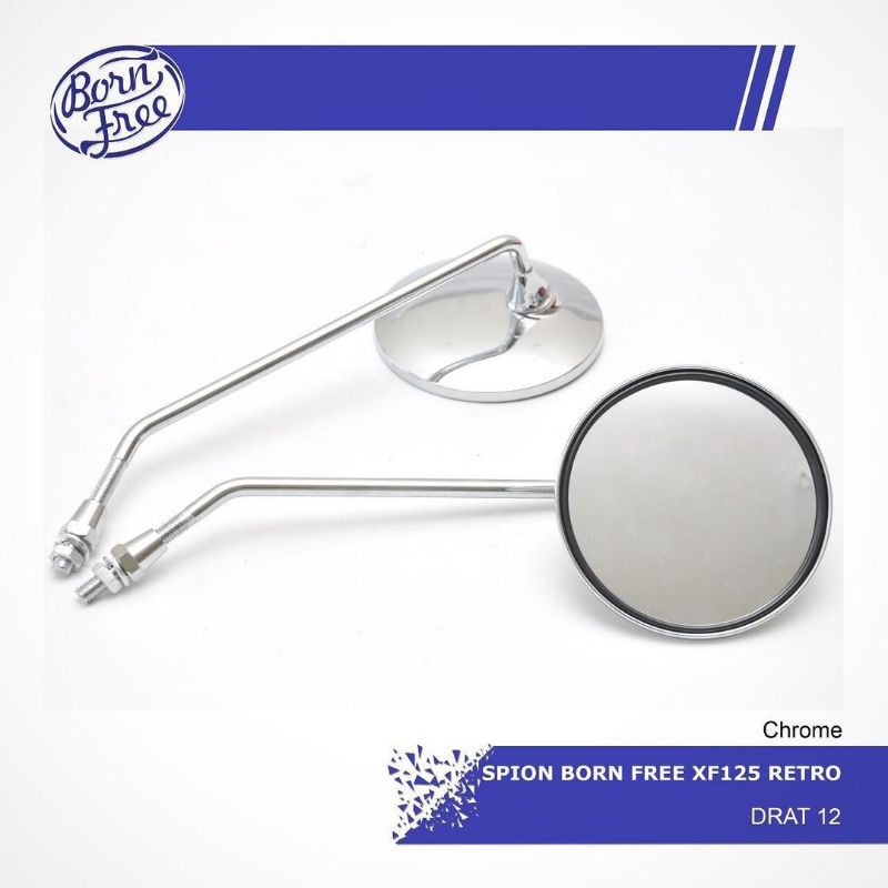 Spion bulat all honda c70 c50 CB100  win  drat 12 panjang