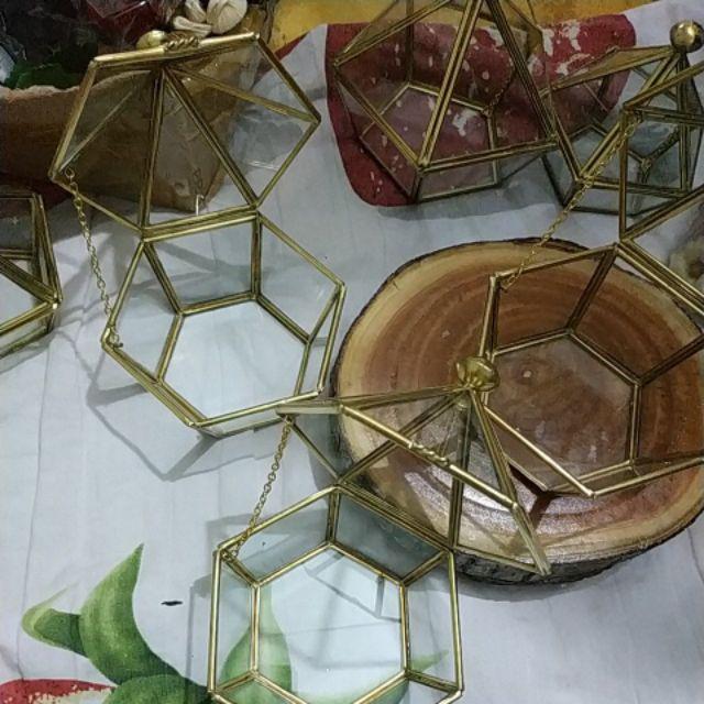 Mini Ring Box Segi Lima.