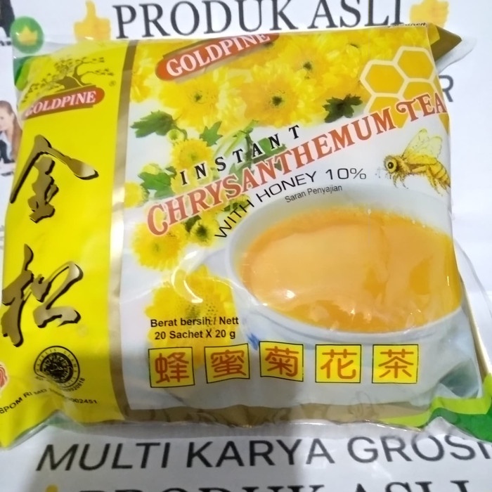 

B062D Teh Chrysanthemum Plus Madu Teh Kembang Goldpine Teh Panas Dalam Isi 2 054S