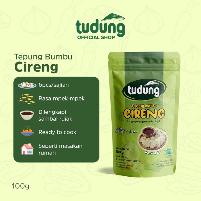 Tudung Tepung Bumbu Cireng 100g