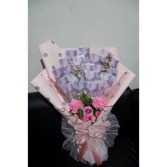 buket uang money buoquet beserta isinya 200rb
