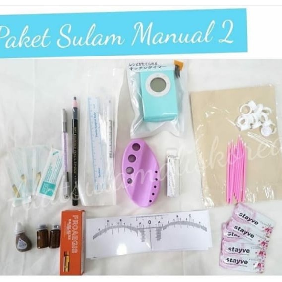 PAKET SULAM ALIS MANUAL 2 / PAKET SULAM ALIS LENGKAP