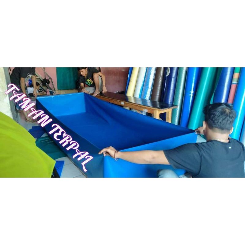 KOLAM TERPAL KOTAK ORCHID 1X3X0,5 /TERPAL ORCHID/KOLAM LELE/KOLAM IKAN/BUDIDAYA IKAN