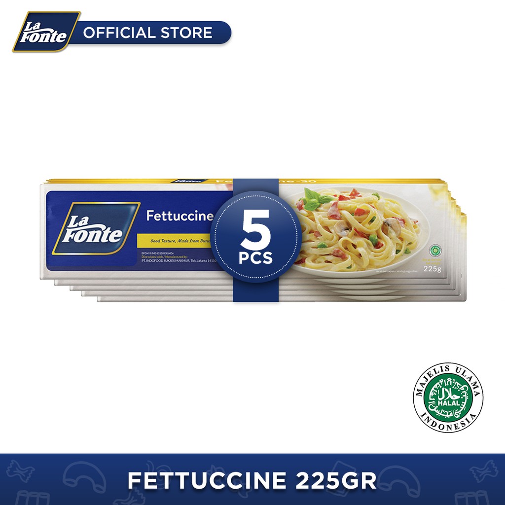 

La Fonte Fettucine 225gr - 5 Pcs