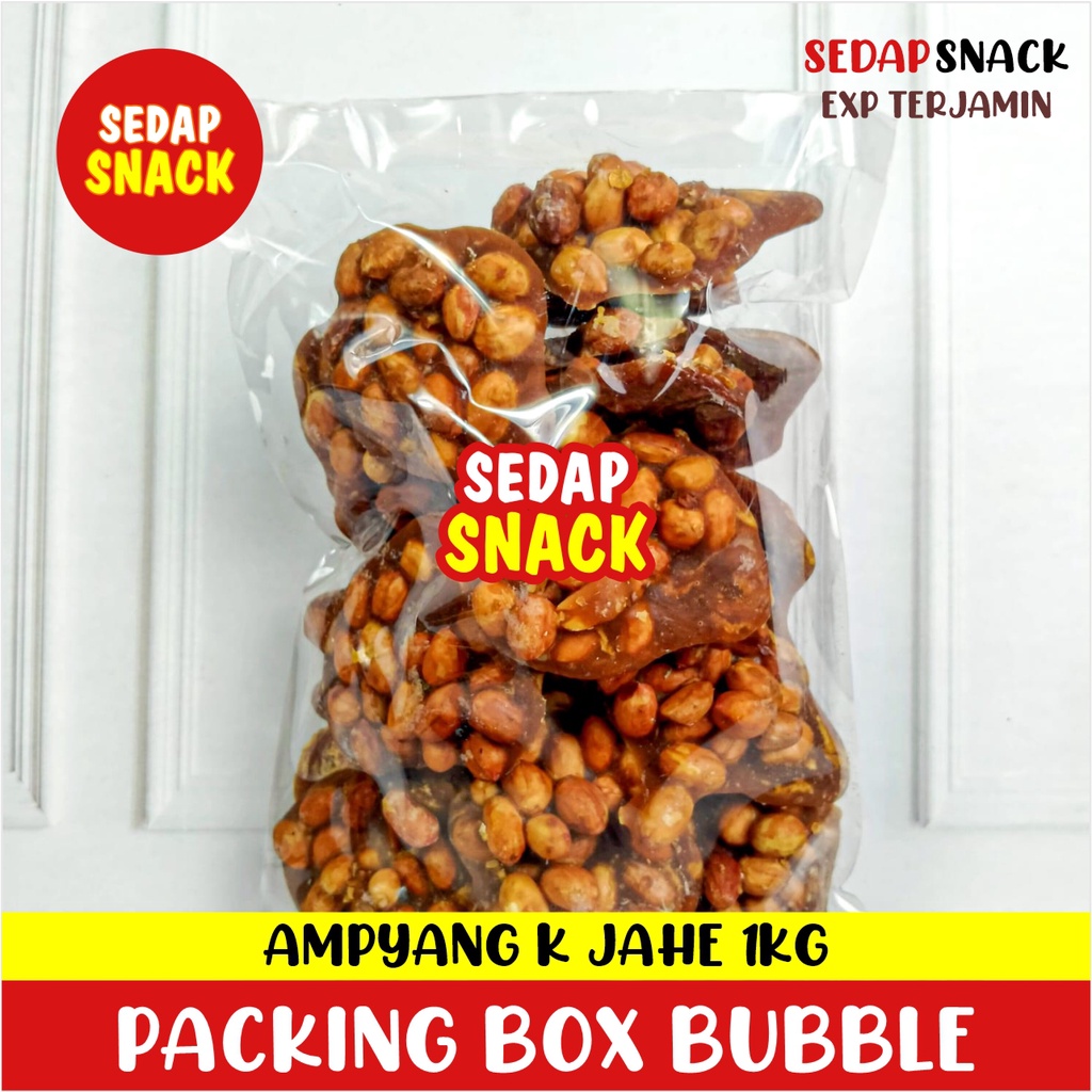 

Ampyang Jahe 1kg Kualitas Premium / Ampyang Kacang Gula Jawa / Khas Solo Gula Kacang Ampyang Kiloan Bengawan Snack