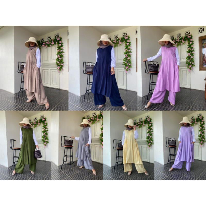 ONE SET TUNIK KULOT JUMBO BUSUI ZALIKA KIRANA