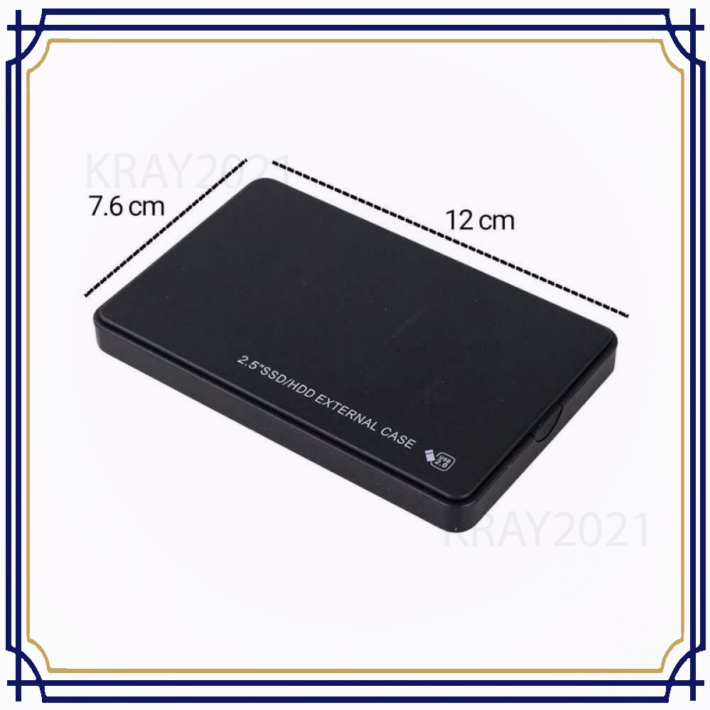 Casing Harddisk 2.5 HDD SATA Enclosure USB 2.0 - U25Q7