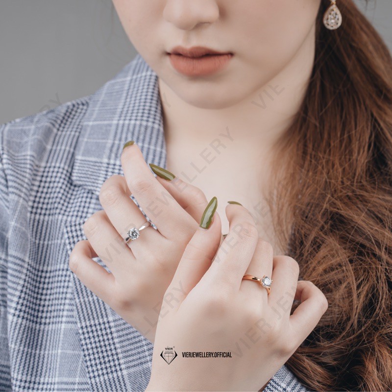Vier Jewellery Wynn Edition Ring 10012 / Cincin solitaire Replika berlian