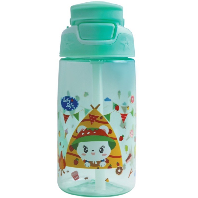 Baby safe tritan sipper bottle tri03 480ml - botol minum