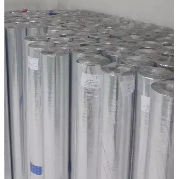 INSULASI ATAP WOVEN 2 SIDE PREMIUM 100 METER ALUMUNIUM FOIL