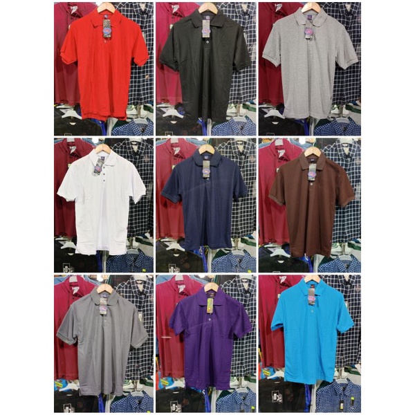 Polo shirt / kaos kera polos realpict