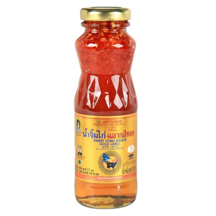 

Sweet Chilli Sauce Dipping for Chicken Mae Pranom Sambal Bangkok GOLDEN LABEL 200cc