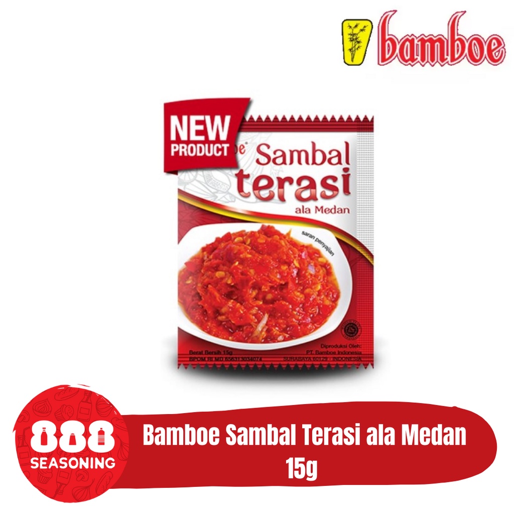 

BAMBOE SAMBAL TERASI ALA MEDAN SACHET 15g