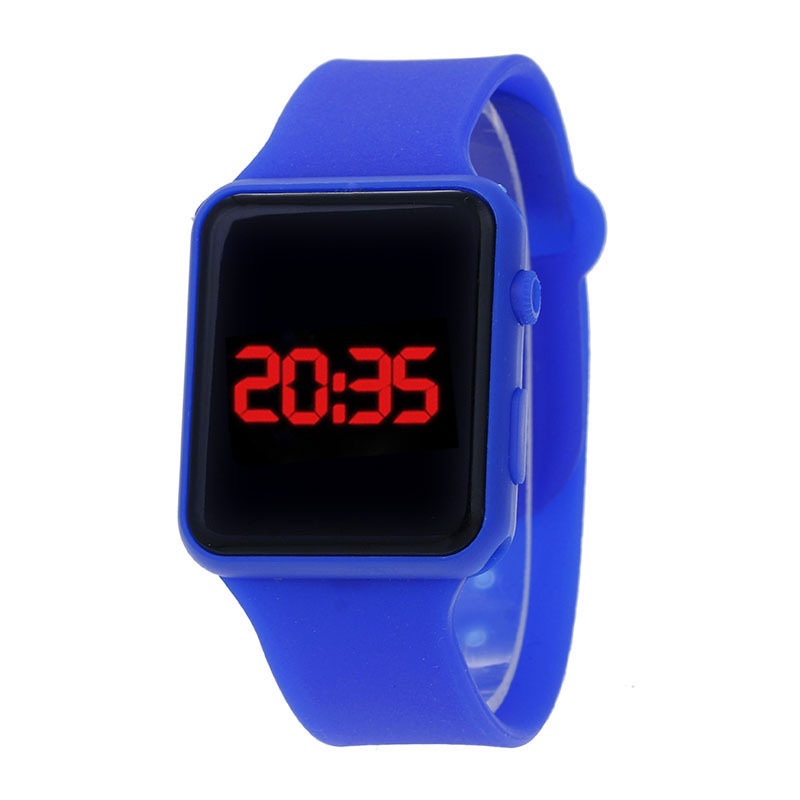 Jam Tangan Wanita A0024  Fashion Olahraga LED Silicone Digital Watches