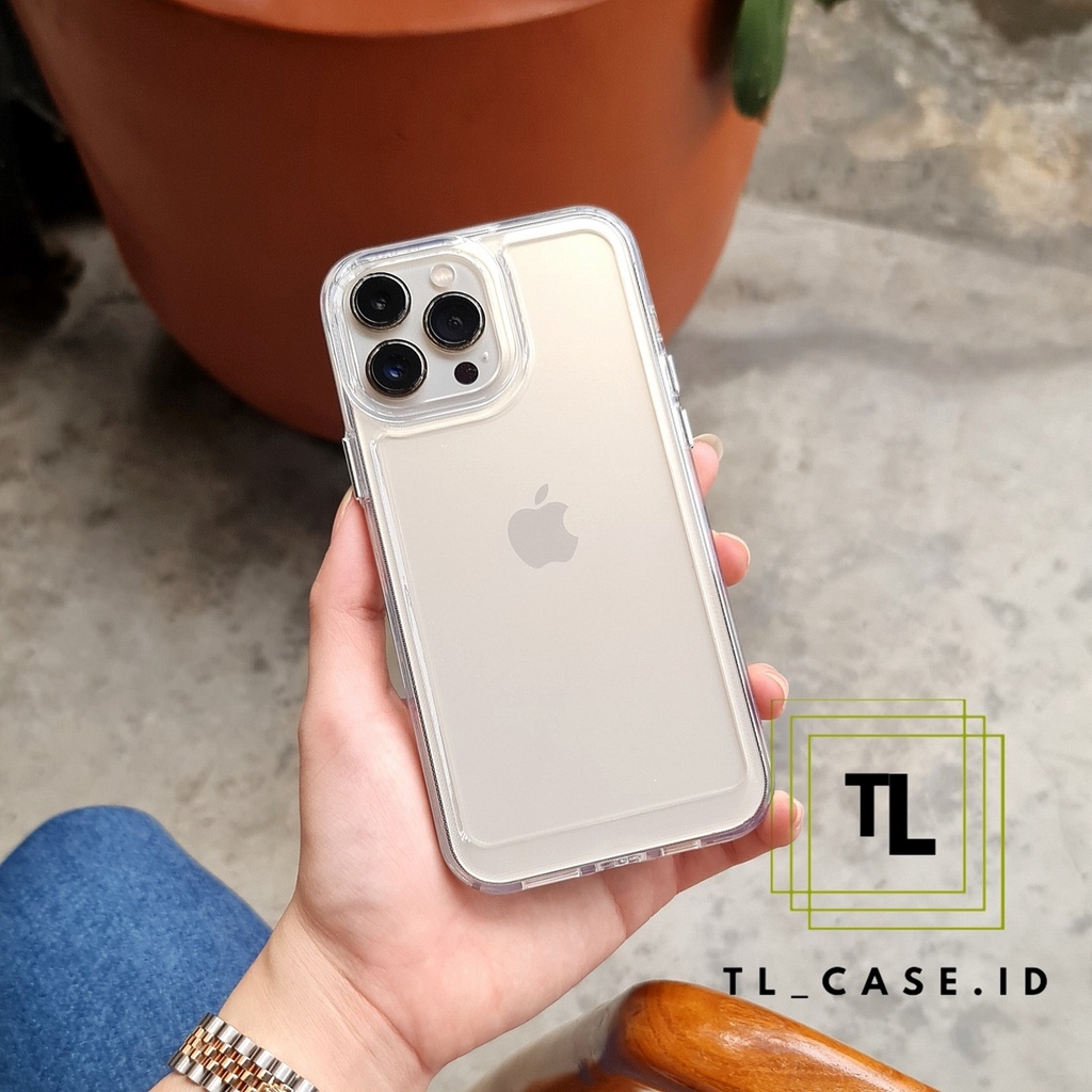 ARM - IPHONE XR X XS XS MAX 11 11 PRO 11 PRO MAX 12 12 PRO 12 PRO MAX 13 13 PRO 13 PRO MAX 14 14 PRO 14 MAX 14 PLUS 14 PRO MAX | ARMOUR MILITARY PREMIUM CLEAR CASE TPU + ACRYLIC BENING TRANSPARANT