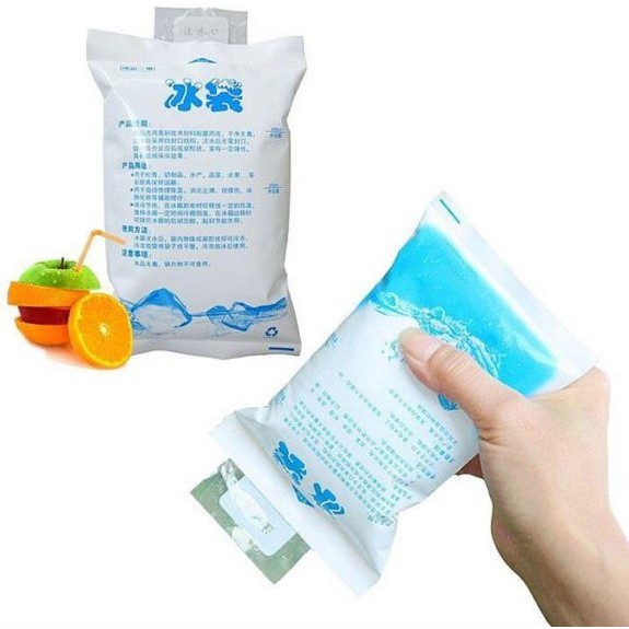 Ice Gel Bag Jelly Es Pack 400 ml Cooler Bags Menjaga Suhu Dingin Tas Bekal Makan - MKM