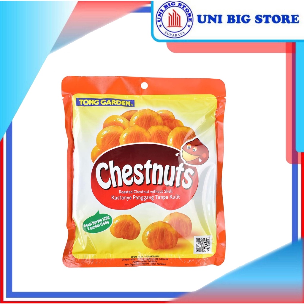 

Tong Garden Roasted Chestnuts 120 g Kacang Kastanye Panggang