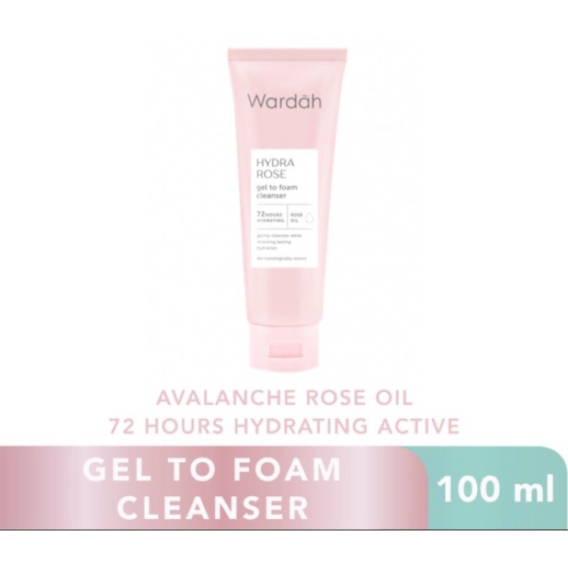 WARDAH Hydra Rose Facial Foam 100 gr