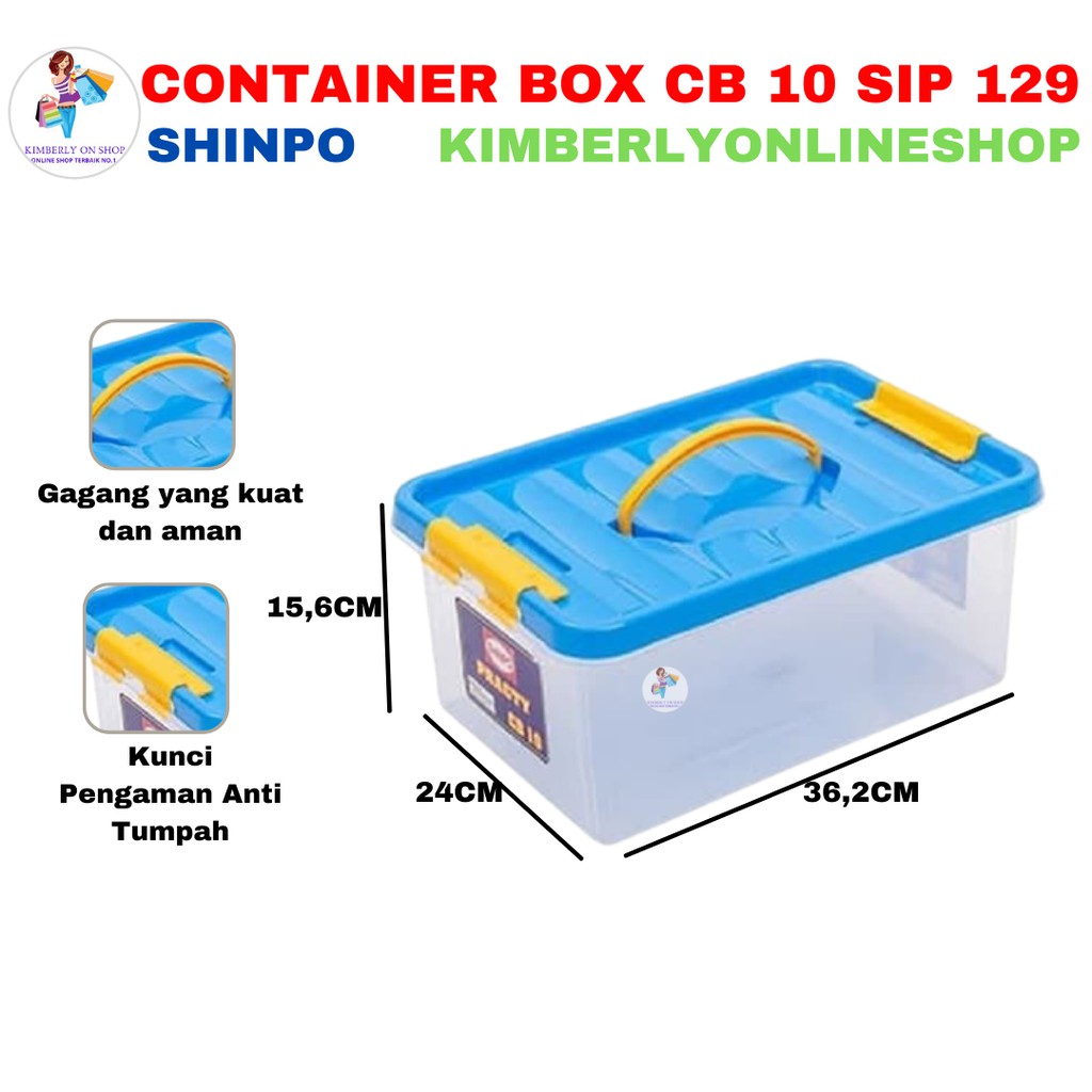 Container Box Shinpo SIP 129 Practy CB10 SHINPO