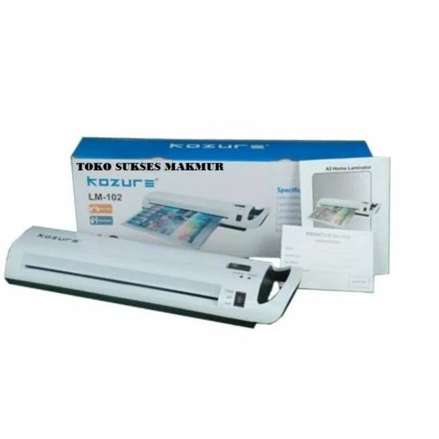 Kozure LM 102 ukuran A3/Mesin Laminating/Laminator