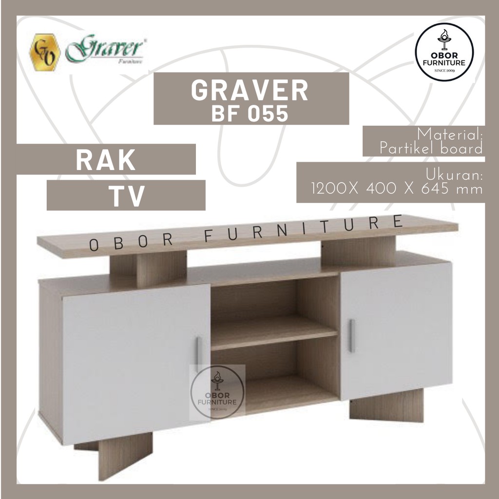 [JTR ONLY] Buffet TV Graver Meja TV BF 055