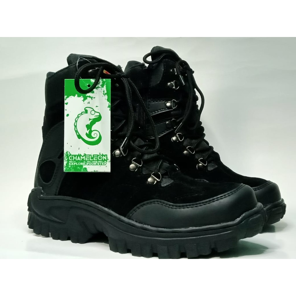 Sepatu Safety Boot Ujung Besi Rafele Hiking Outdoor Kerja Lapangan 7inc